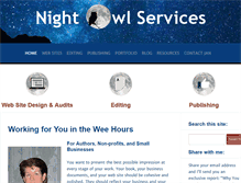 Tablet Screenshot of nightowlservices.com